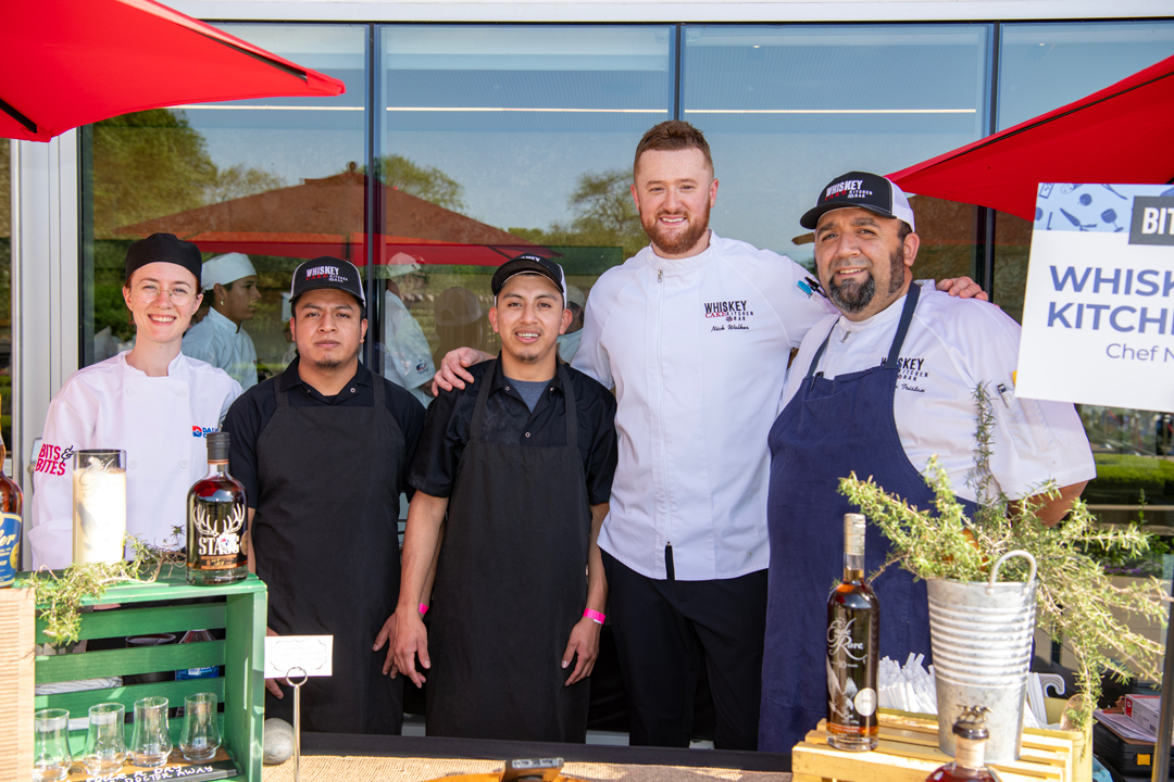 Dallas College Foundation Bits and Bites group of chefs gathered together